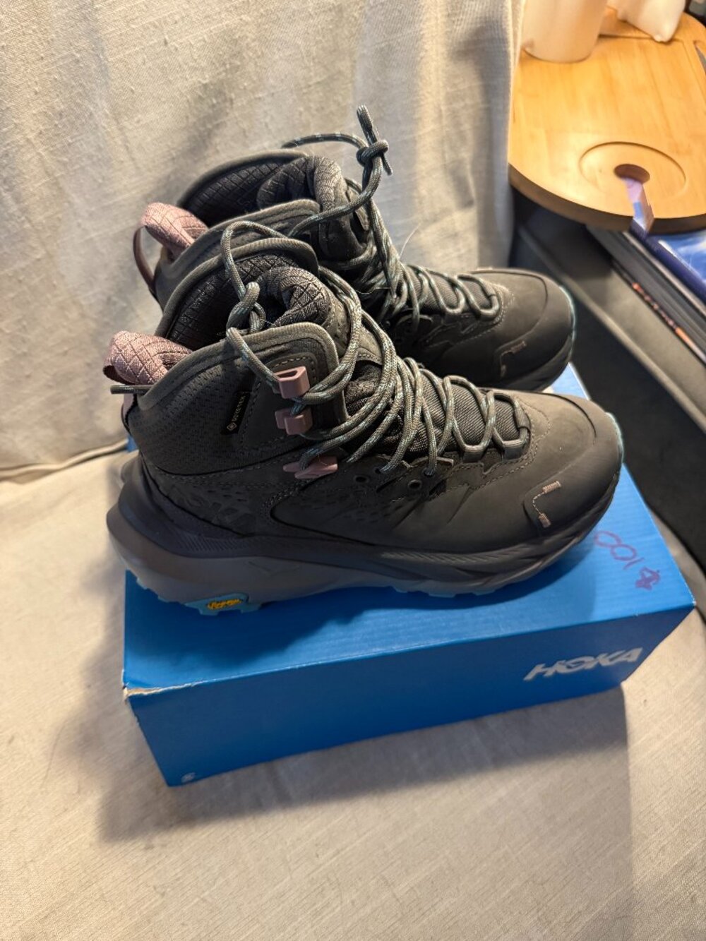 HOKA Kaha 2 GTX Women's US 6 Castlerock/Coastal Shade Waterproof Hiking Boot NWT